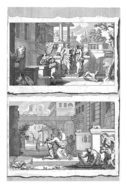 Expulzarea Agarului Ismaelului Întoarcerea Fiului Risipitor Pieter Van Den Berge — Fotografie, imagine de stoc