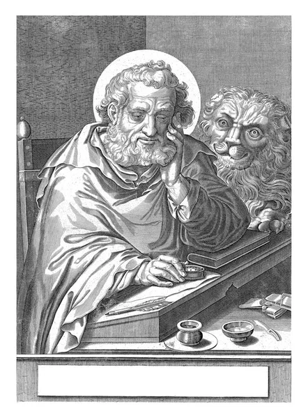 Marcus Evangelist Francois Van Den Hoeye Egbert Van Panderen 1601 — Stock Photo, Image