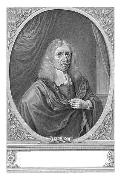 Astronome Germano Polonais Johannes Hevelius Maire Danzig Sous Scène Une — Photo
