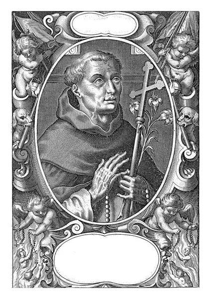 Portret Van Sint Dominicus Stichter Van Dominicanen — Stockfoto