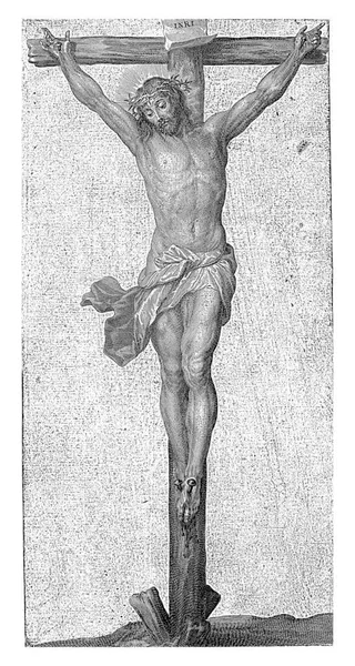 Christ Sur Croix Pieter Bailliu Après Anthony Van Dyck 1623 — Photo