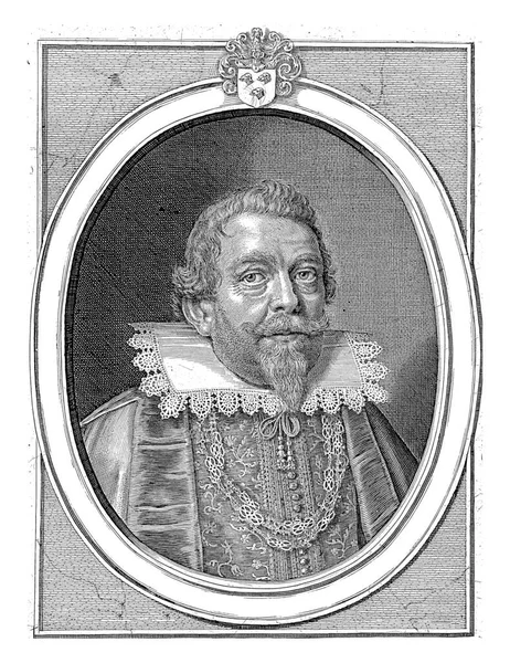 Portrait Hendrik Van Tuyll Van Serooskerken Crispijn Van Passe Francois — Stock Photo, Image