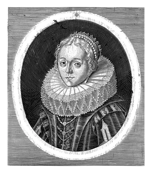 Portret Van Maria Anna Van Oostenrijk Als Infante Van Spanje — Stockfoto