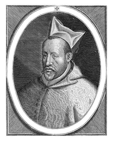 Portret Van Kardinaal Andreas Van Oostenrijk Dominicus Custos 1600 1604 — Stockfoto