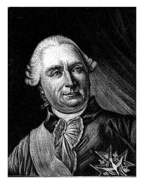 Portrét Karla Hraběte Vergennes Rienk Jelgerhuis 1786 — Stock fotografie