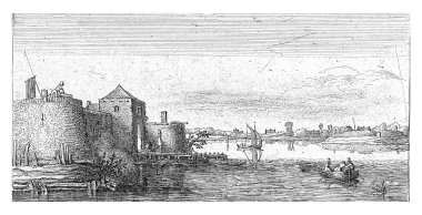 Ter-Tolen yazıtına göre, Scheldt 'te kaleleri olan bu nehir manzarası Zeeland eyaletinin Tholen yakınlarına yerleştirilebilir..