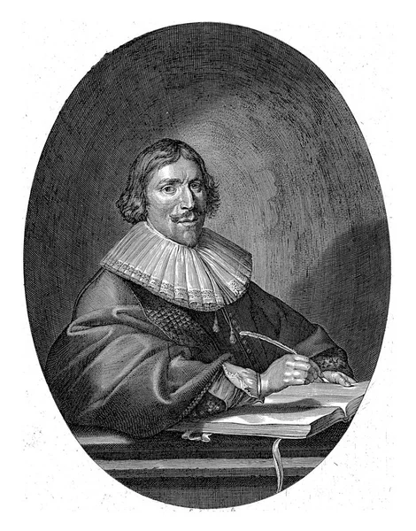 Portret Van Hendrik Meurs Paulus Pontius Naar Pieter Codde 1639 — Stockfoto