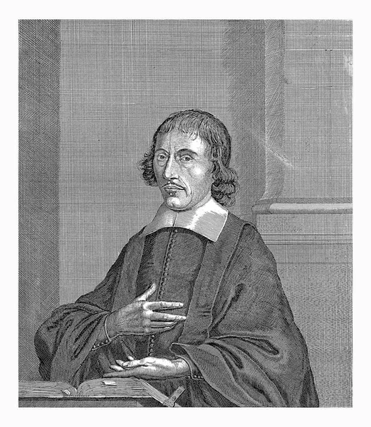 Jacobus Koelman Jan Luyken 1679 1712年スライ島の哲学者で改革派大臣のJacobus Koelmanの肖像 — ストック写真
