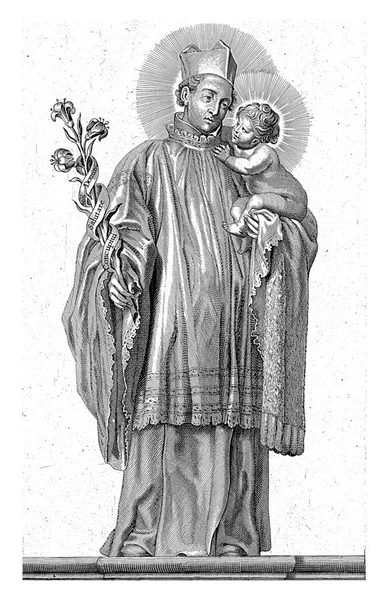 Saint Hermanus Josèphe Michel Natalis Après Abraham Van Diepenbeeck 1620 — Photo