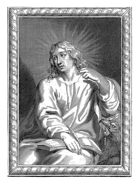 聖ヨハネ福音書記者イーグル ピエール ランドリー ピエール ランドリー おそらく1640年 1701年 ヴィンテージ彫刻 — ストック写真