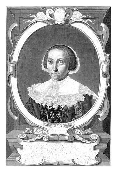 Portret Judith Cotermans Żony Kaligrafa Amsterdamskiego Henrika Meursa — Zdjęcie stockowe