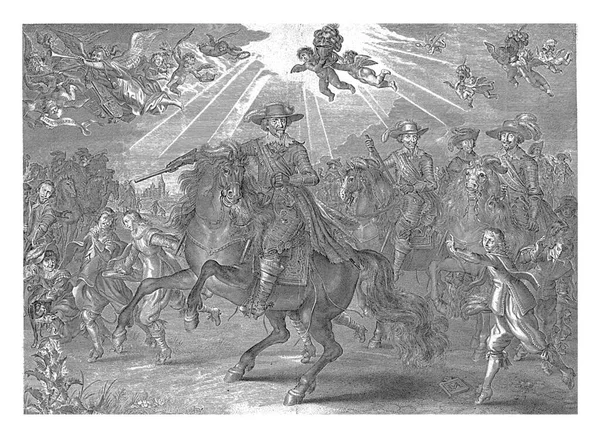Alegoría Frederik Hendrik Después Conquista Den Bosch Wesel Grol 1629 —  Fotos de Stock