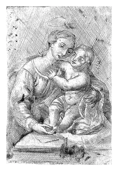 Madonna Child Louis Bernard Coclers Após Rafael 1756 1817 — Fotografia de Stock