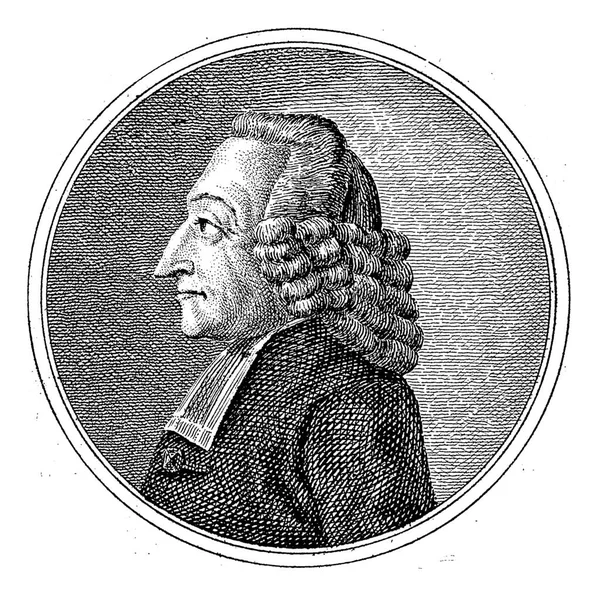 Porträtt Petrus Broes Daniel Veelwaard 1817 — Stockfoto