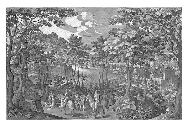 David Och Abigail Anonyma Efter Nicolaes Bruyn 1618 1706 När — Stockfoto