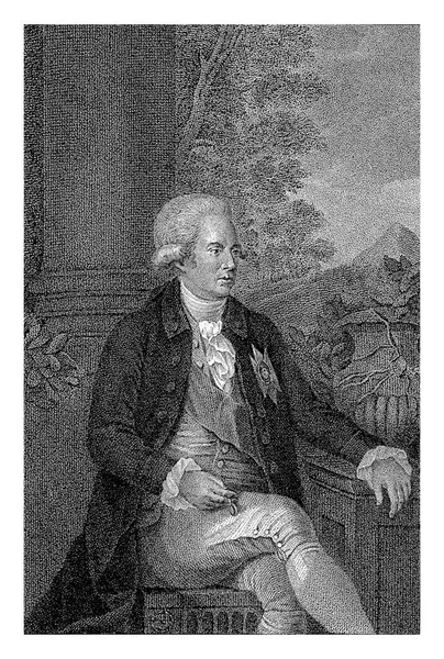 麦卡锡尼的画像 第一伯爵麦卡锡尼 兰伯图斯 安东尼乌斯 克莱森斯 约1792年 1808年 — 图库照片