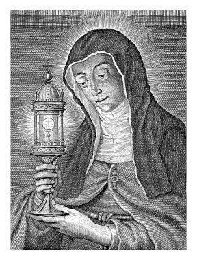 Monstrance ile Aziz Clare