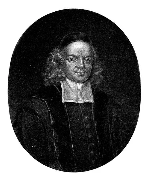 Retrato Del Teólogo Educador August Hermann Francke Pieter Schenk Después —  Fotos de Stock