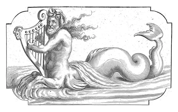 Triton Arp Çalıyor Hendrik Keyser 1656 1701 Den Sonra — Stok fotoğraf