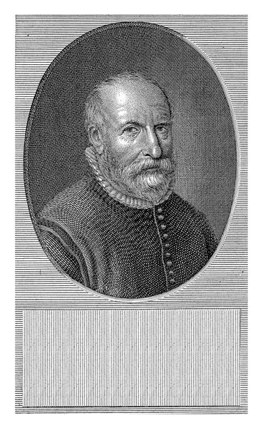 Portrait Pasteur Mennonite Hans Ries Jan Caspar Philips 1736 1743 — Photo