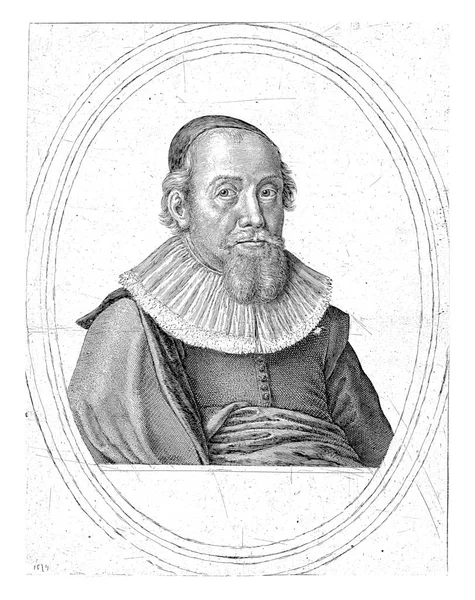 Retrato Viglius Van Lumey Van Der Marck Crispijn Van Passe — Fotografia de Stock