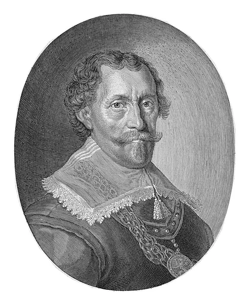 Retrato Del Cornelisco Blanco Vicealmirante Holanda Frisia Occidental — Foto de Stock