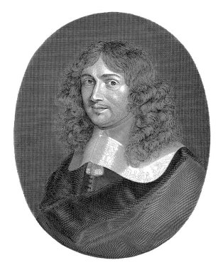 Jean-Baptiste Colbert, Marquis de Seignelay ve Fransız politikacının portresi.