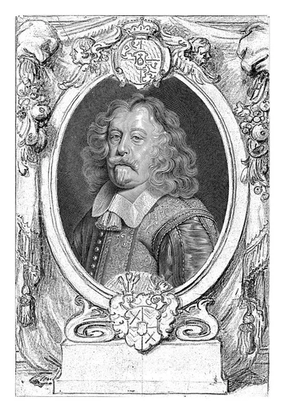 Bust Porträtt Maximilian Kurtz Von Senftenau Porträttet Utspelar Sig Oval — Stockfoto
