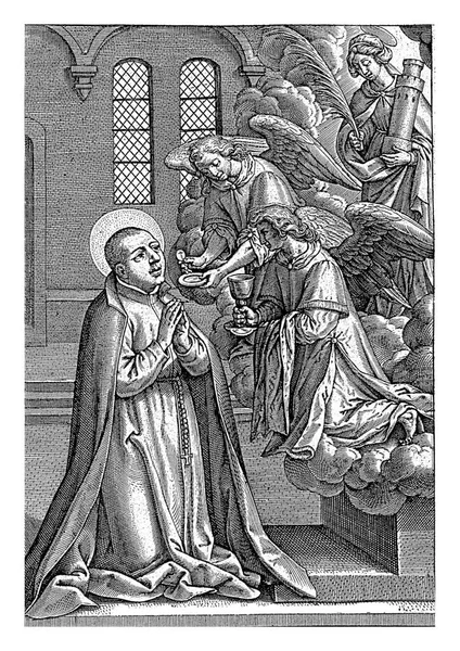 Stanisław Kostka Hieronim Wierix 1563 Przed 1619 Kościele Klęczy Polski — Zdjęcie stockowe