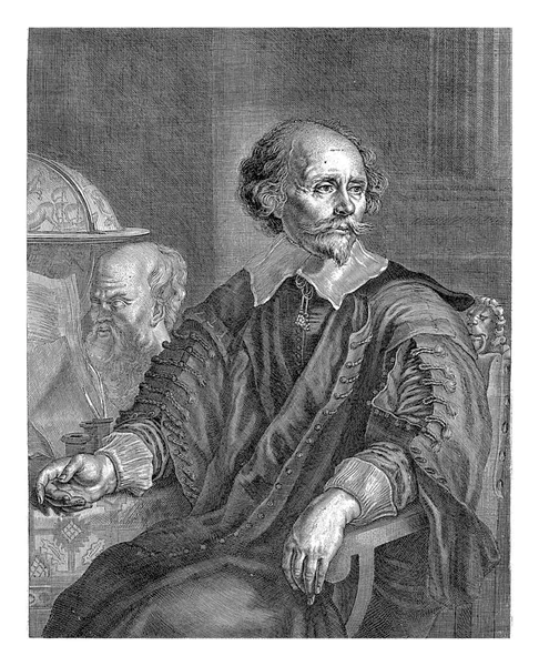 Portrét Samuela Costera Reinier Van Persijn Podle Joachima Von Sandrarta — Stock fotografie