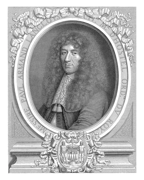 Portrait Paul Armand Langlois Blancfort — Stock Photo, Image