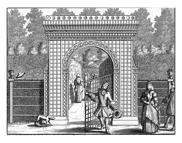 Brama Oranżerii Zamku Gunterstein Breukelen Joseph Mulder 1680 1696 Brama — Zdjęcie stockowe