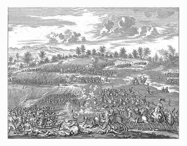 Битва Турнгауті 1597 Лейкен 1681 1684 Битва Турнхоуті Січня 1597 — стокове фото