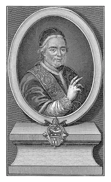 Portret Van Paus Clemens Xiv Antonio Baratta 1734 1787 — Stockfoto