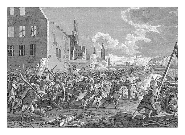 オーストリア支配に対するブラバントでの蜂起の概要 1789 ポール ジェイコブ ラミット ヨハン マイケル ボルツ 1800 1806ブラバントでの蜂起の概要 — ストック写真