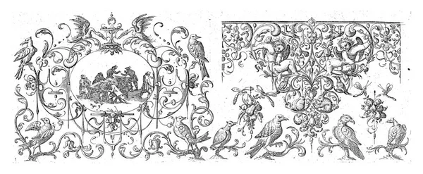 Eenvoldige Vruchten Spitsen 시리즈의 프린트 Title Page Page 반대되는 위에는 — 스톡 사진