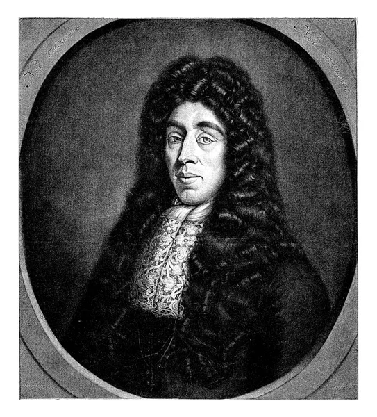 Portrét Lékaře Abrahama Cypriana Juriaen Pool 1675 1745 — Stock fotografie