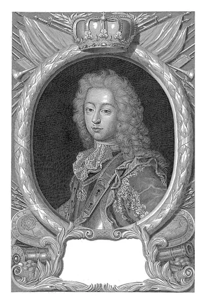 ヴィクター アマデウス2世の肖像画 サヴォイ公ピーター ファン ガンスト ブルダンの後 1675年 1731年ヴィクター アマデウス2世 サヴォイ公 — ストック写真