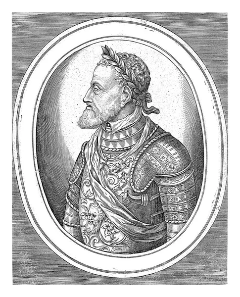 Retrato Carlos Habsburgo Frans Huys 1546 1562 Carlos Habsburgo Emperador — Foto de Stock
