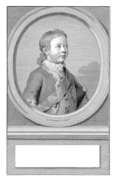 ジャン エティエンヌ リオタールの後の1759年 アート ショウマンの後 ジェイコブ ホーブレイク オレンジ ナッソーの王子ウィリアム5世の肖像画 — ストック写真