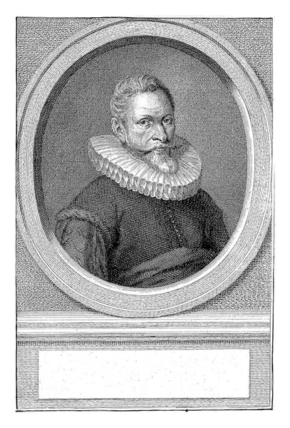 Retrato Del Alcalde Concejal Ámsterdam Jacob Cornelisz Banjaert Llamado Van — Foto de Stock