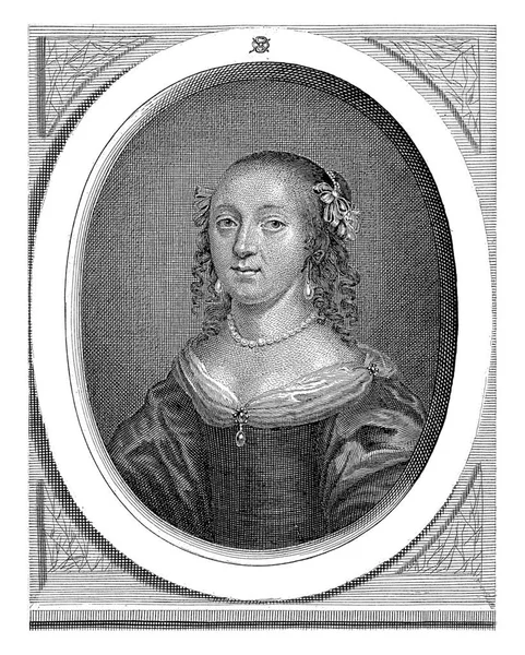 Portrait Petronella Wilhelmi Wife Ferdinand Gruiwardus — Stock Photo, Image