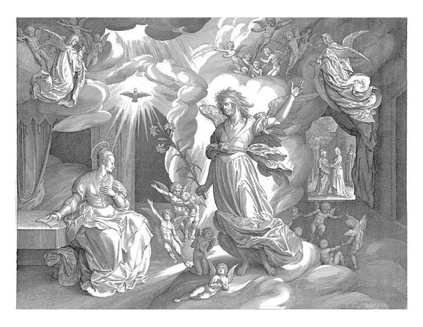 Tillkännagivande Nicolaes Bruyn 1622 — Stockfoto