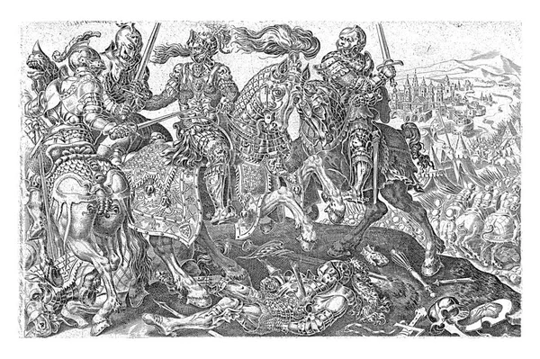 Захват Франциска Короля Франции Время Битвы Павии 1525 Году Король — стоковое фото