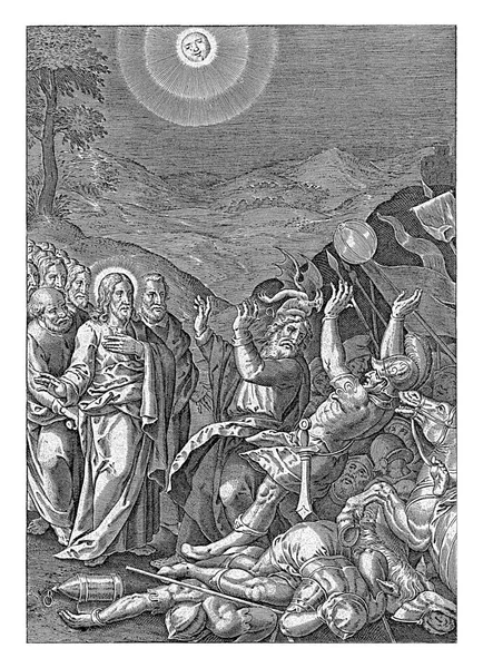 Христос Заключен Тюрьму Елеонской Горе После Иуда Предал Слева Христос — стоковое фото