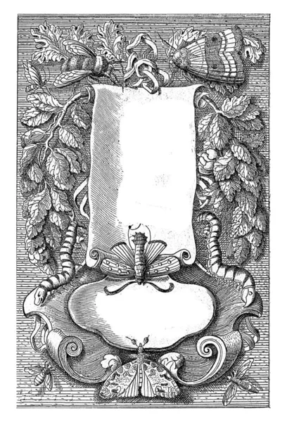 Titelblatt Für Johannes Goedaerts Metamorphosis Naturalis 1667 Johannes Goedaert 1667 — Stockfoto