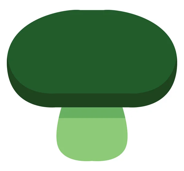 Cogumelo Vegetariano Ilustração Ícone Sobre Fundo Branco — Fotografia de Stock