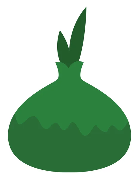 Vegetarian Onion Illustration Icon White Background — Stock Photo, Image