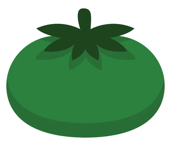 Vegetarisk Tomat Illustration Eller Ikon Vit Bakgrund — Stockfoto