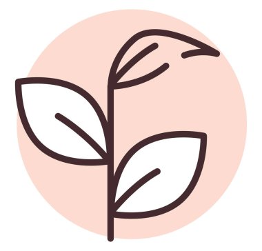 Beyaz arkaplanda ekolojik alerji, illüstrasyon veya simge.